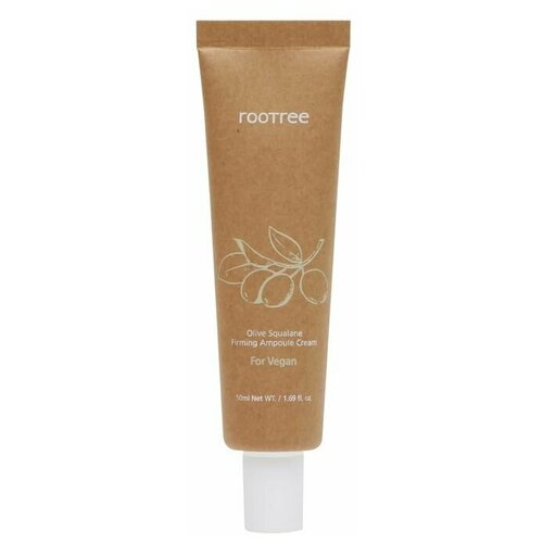 ROOTREE Крем для лица укрепляющий с оливковым скваланом Olive Squalane Firming Ampoule Cream