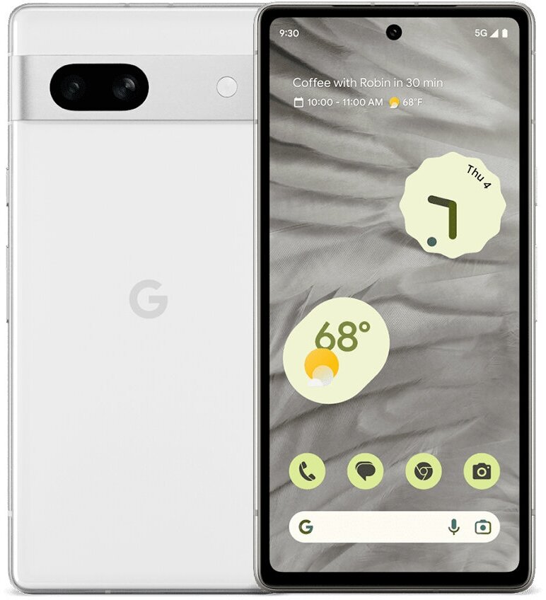 Смартфон Google Pixel 7A 8/128 ГБ, JP Dual: nano SIM + eSIM, snow