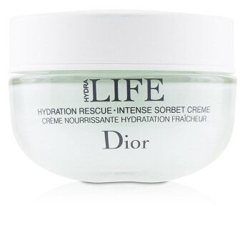 Dior Hydra Life Hydration Rescue Intense Sorbet Creme Интенсивный крем-сорбе спасение для сухой кожи лица, 50 мл