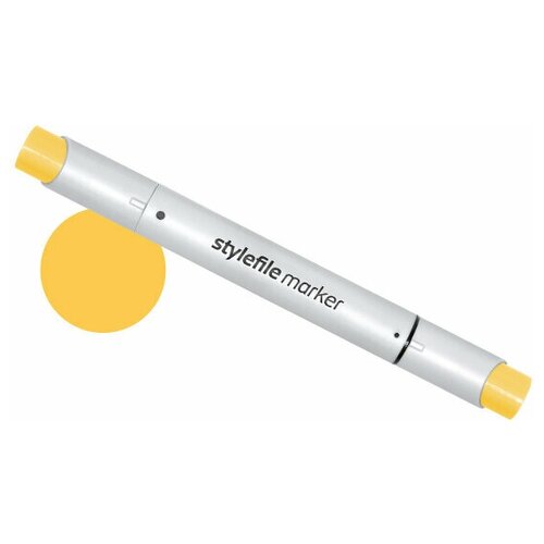 Маркер двухсторонний на спиртовой основе Stylefile Brush 166 желтая дыня 1109₽