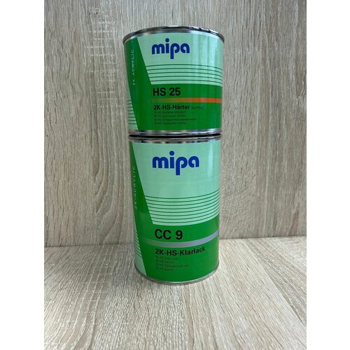 Лак акриловый прозрачный MIPA CC9 2K-HS-Klarlack 1л+0,5л отв.