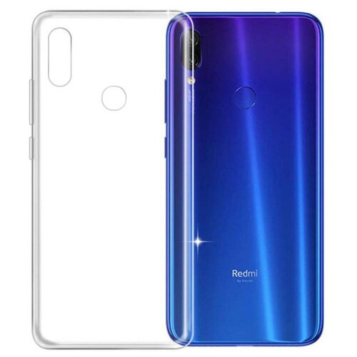 фото Силиконовый чехол j-case premium для xiaomi redmi 7, толщина 0,5мм прозрачный