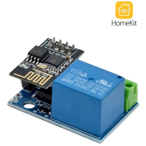 Релейный модуль ESP8266 ESP-01/01S 5В с Wi-Fi (для HomeKit) - 1 шт