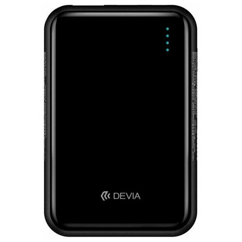 Внешний аккумулятор Devia Kintone mini wireless power bank, 10000 мАч, черный