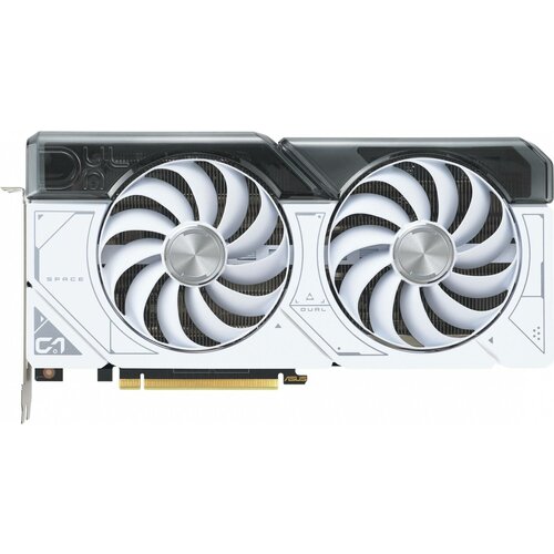 Видеокарта ASUS GeForce RTX 4070 DUAL OC White, 12 ГБ (DUAL-RTX4070-O12G-WHITE) видеокарта asus geforce rtx 4070 dual 12g oc 1920mhz pci e 4 0 12288mb 21000mhz 192 bit hdmi 3xdp dual rtx4070 o12g