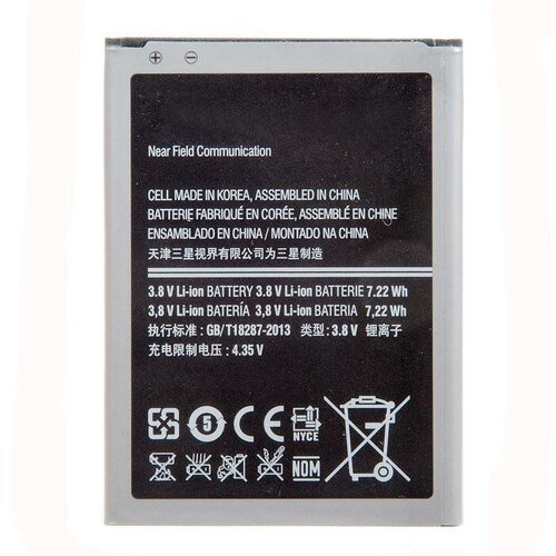 Аккумулятор для Samsung Galaxy S4 mini GT-I9190, GT-I9192, GT-I9195 (4 контакта) B500AE микросхема контроллер заряда для samsung i9152 galaxy mega 5 8 i9190 i9192 i9195 galaxy s4 mini и др tsu6721yfpr
