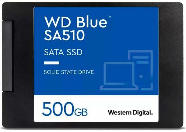 Твердотельный накопитель Western Digital Blue SA510 500Gb WDS500G3B0A