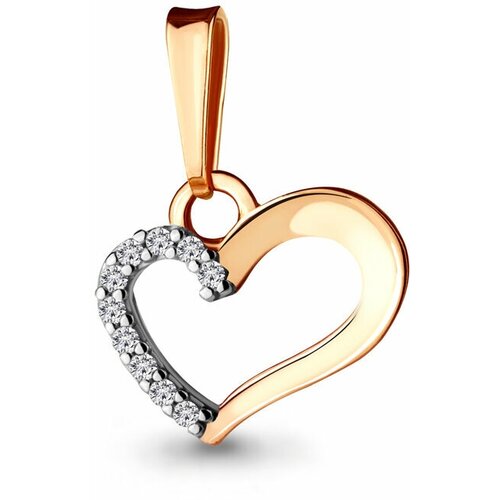 фото Подвеска diamant online, золото, 585 проба, фианит