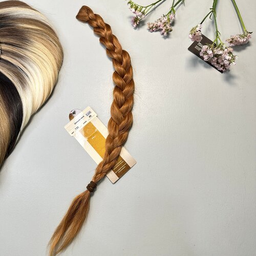 Шиньон-коса на заколке из славянских волос Belli Capelli 45 см №130