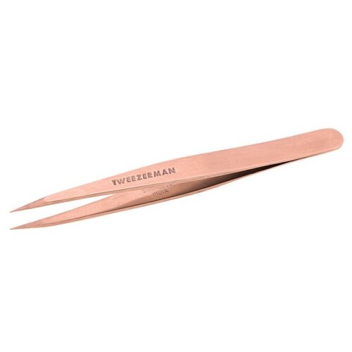 Пинцет Tweezerman Point Tweezer для бровей rose gold