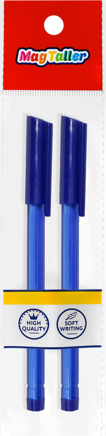 Набор ручек шариковых MAGTALLER Special 0,8 мм синий Арт. 200051-2, 2шт