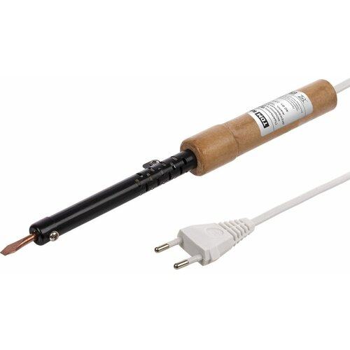 Паяльник TDM ПД-40 ЭПСН мощность 40 Вт 230 В деревянная ручка плоское жало Гранит SQ1025-0402 47200₽