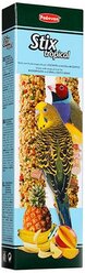 Лакомство для птиц Padovan Stix Tropical для попугаев и экзотических птиц фруктовые 80 г