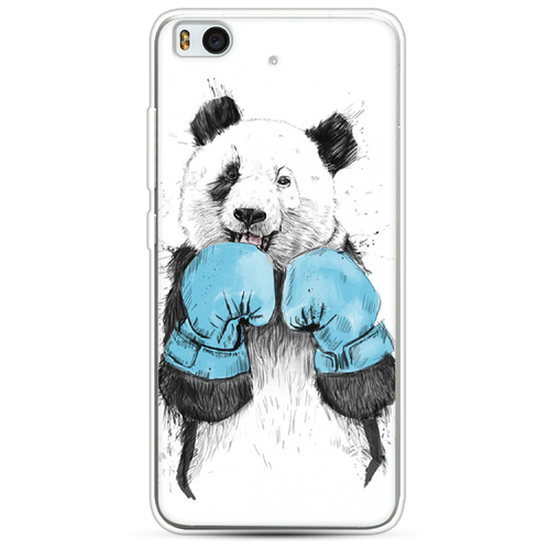 фото Чехол-накладка case place силиконовый с рисунком для xiaomi mi5s (30550) панда боксер