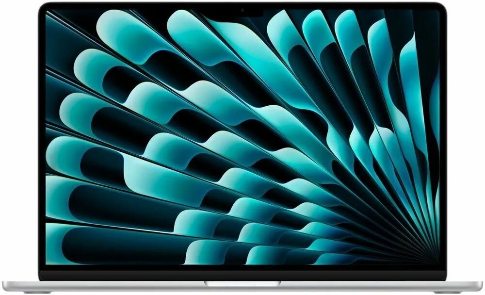 Ноутбук Apple MacBook Air 15" M2 (CPU 8C, GPU 10C)/ 8GB / 256GB SSD/ 35W серебристый Русская раскладка (MQKR3RU/A)
