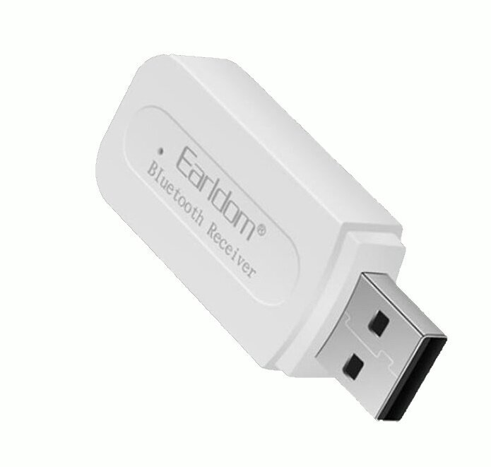 USB AUX Bluetooth адаптер (приемник) Earldom wireless audio receiver ET-M22 черный