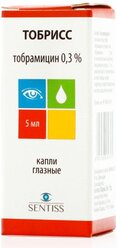 Тобрисс капли гл. фл.- капельница, 0,3%, 5 мл, 1 шт.