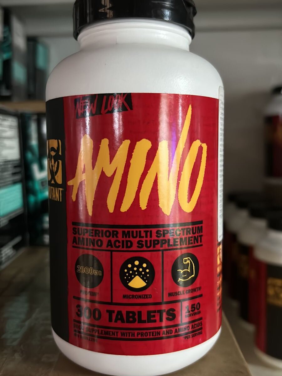 Аминокислота Mutant Amino, без вкуса, 300 шт.