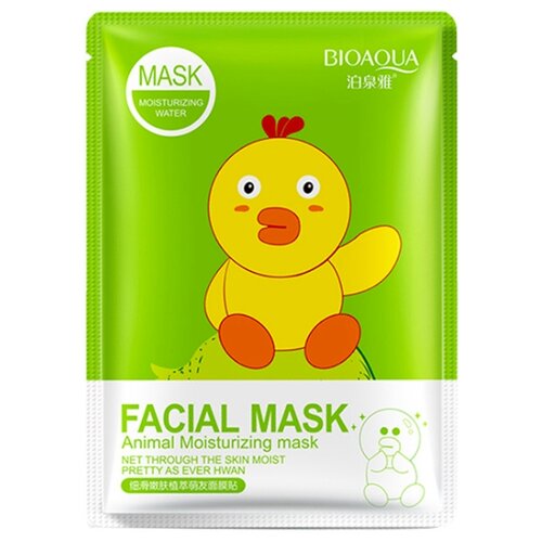 фото BioAqua Восстанавливающая маска Animal Face Duck, 30 г