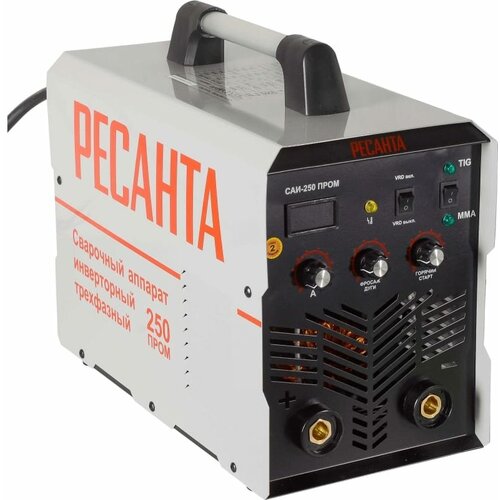 Сварочный аппарат инверторный Ресанта САИ-250 пром ММА TIG 250 А ПВ - 70 2645700₽