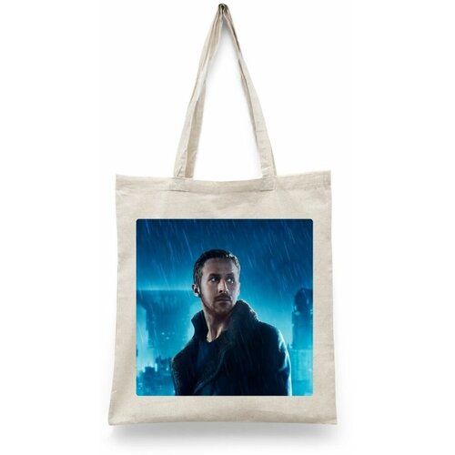 фото Сумка-шоппер унисекс каждому своё "актёр/райан гослинг/ryan gosling" черная