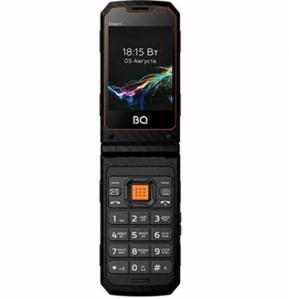 Сотовый телефон BQ 2822 Dragon Black-Orange