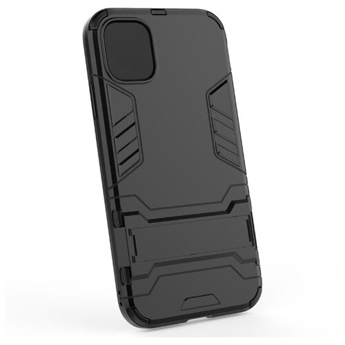 фото Чехол противоударный armor case для iphone 12 mini 5.4", черный grand price