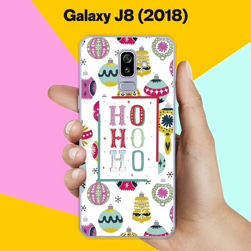 Силиконовый чехол на Samsung Galaxy J8 (2018) Ho-Ho / для Самсунг Галакси Джи 8 2018 силиконовый чехол на samsung galaxy a8 2018 ho ho для самсунг галакси а8 2018