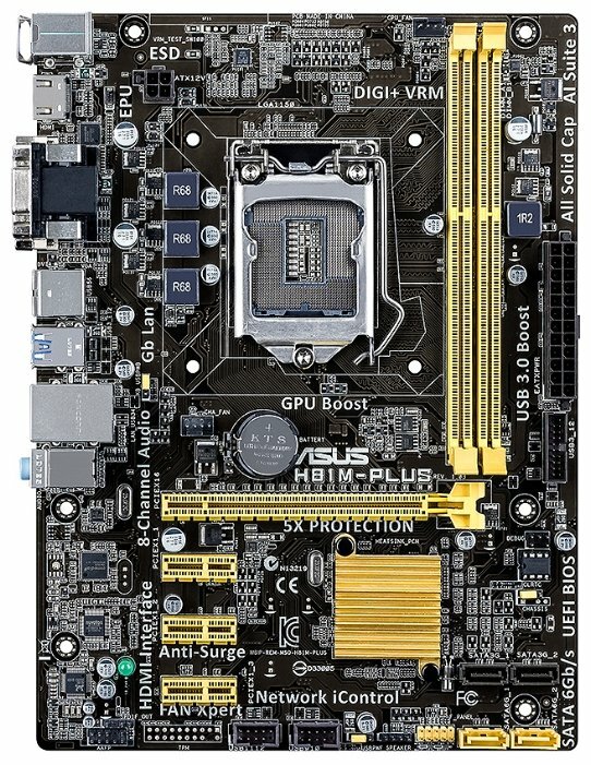 Материнская плата ASUS H81M-PLUS Socket 1150