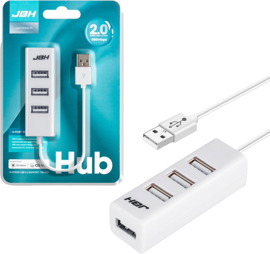 Usb разветвитель/ usb hub / usb концентратор/ 4 порта