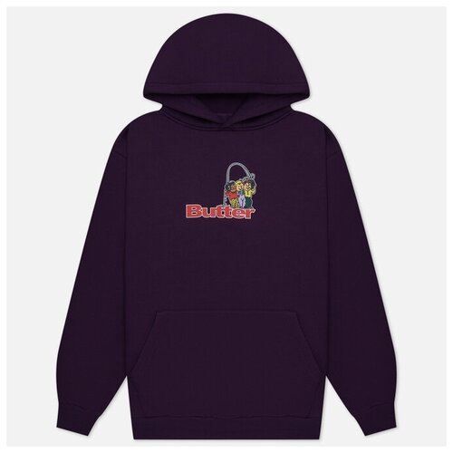 Мужская толстовка Butter Goods Headphones Logo Hoodie фиолетовый, Размер S