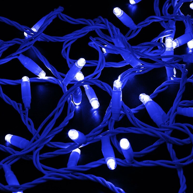 Гирлянда светодиодная Нить на елку уличная 10м 230В цвет Синий новогодние товары подарки/ электрогирлянда Neon-Night