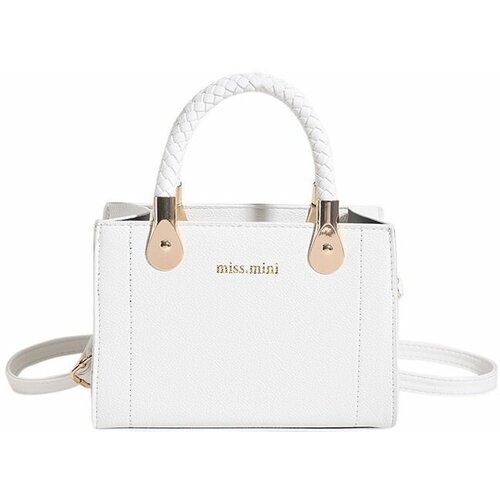 Сумка кросс-боди , фактура гладкая, белый