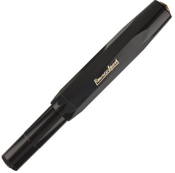 Ручка перьевая Kaweco CLASSIC Sport B 1,1 мм, чернила синие, корпус черный - фото №19