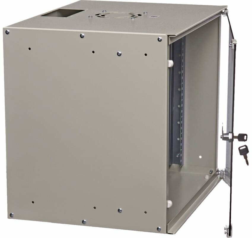 Шкаф настенный 19", 9U W&T - фото №5