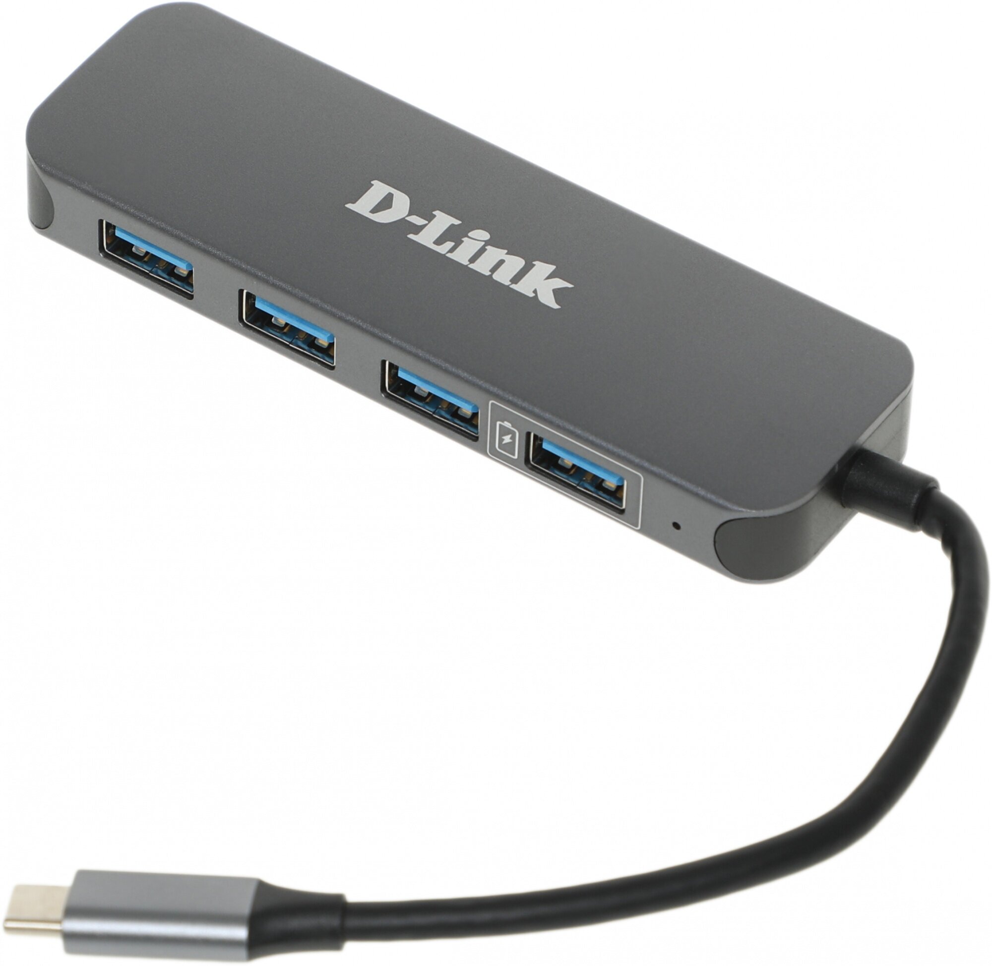 Разветвитель USB-C D-Link DUB-2340 черный (DUB-2340/A1A)