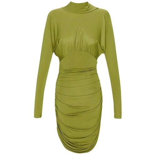 Платье Surovaya, зелёное, XS