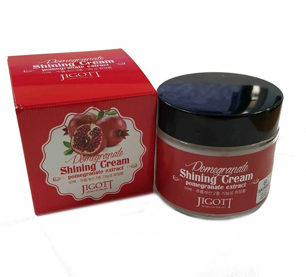 JIGOTT Крем с экстрактом граната для яркости кожи Pomegranate Shining Cream, 70 мл - фотография № 15