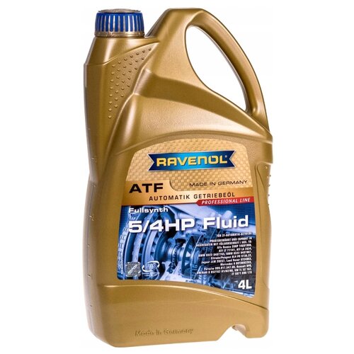 фото Трансмиссионное масло ravenol atf 5/4 hp fluid 4 л