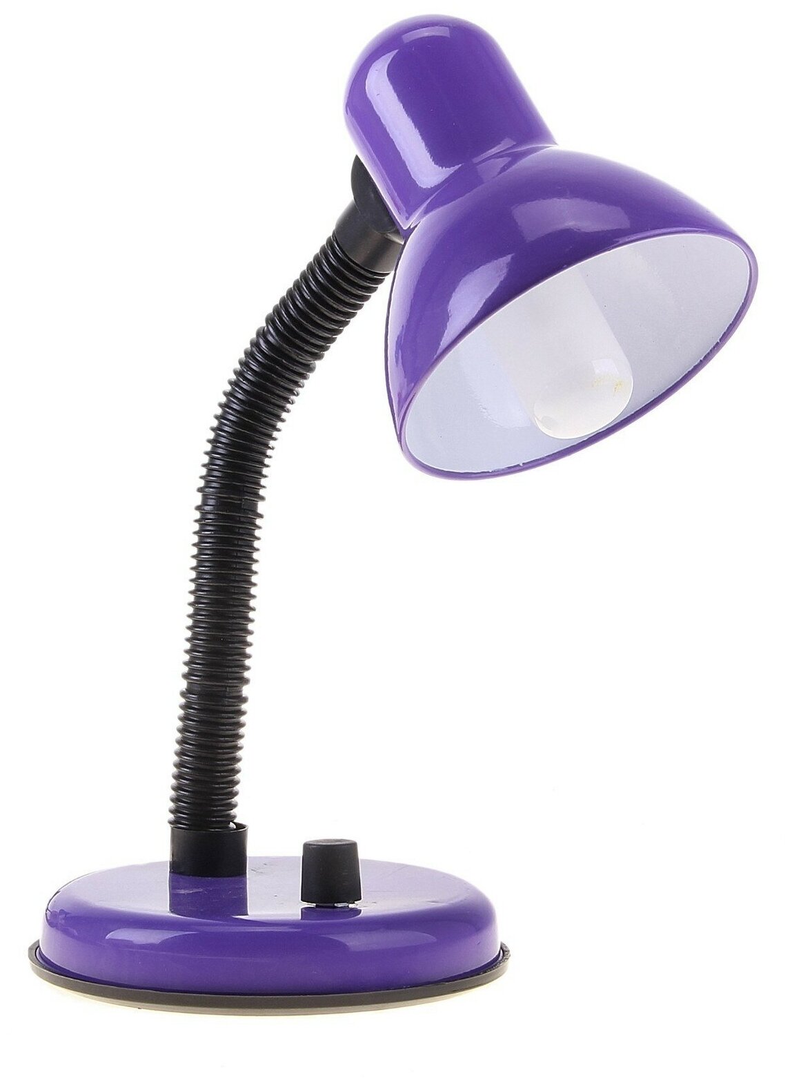 Лампа настольная Е27, светорегулятор фиолетовая