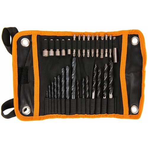 Набор оснастки для дрели-шуруповерта Worx сверла биты головки 30 предметов WA1108 2110₽