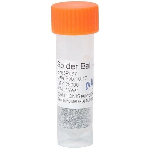Шариковые выводы для BGA микросхем (шары для реболлинга) 0,45 мм, 25000 шт, Сопутствующие товары для пайки