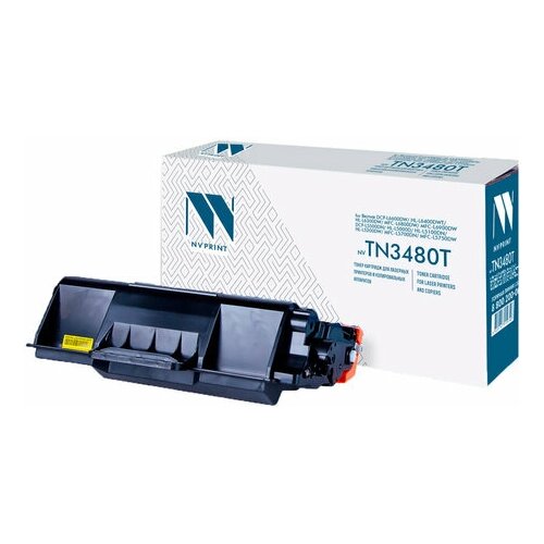 Картридж лазерный NV PRINT (NV-TN3480) для BROTHER HL-L5000D/L5100DN/L5200DW, 1 шт набор картриджей cactus cs tn3480 2 черный 8000 страниц совместимый для brother dcp l5500dn l6600dw