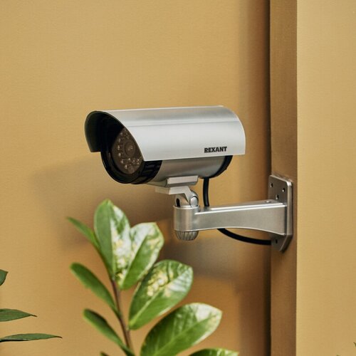 Камера видеонаблюдения муляж камеры видеонаблюдения REXANT 45-0307 серебро 169900₽
