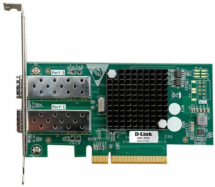 Сетевая карта D-Link DXE-820S/A1A - PCI Express, 10 Гбит/c