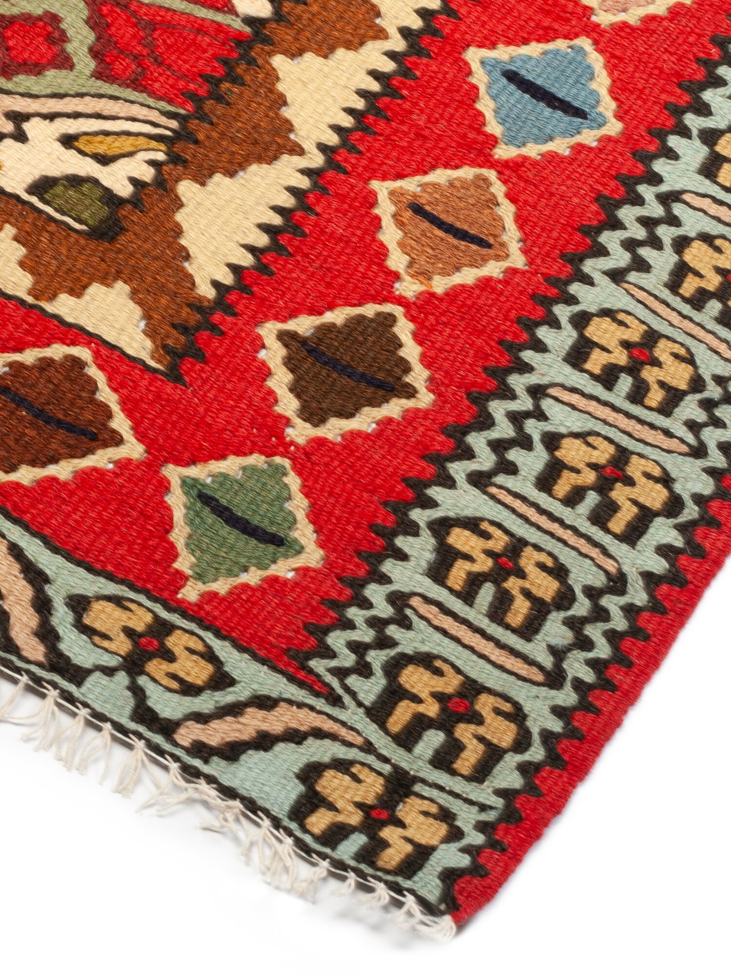 PERSISK KELIM SENNEH персиск килим ковер безворсовый 120x150 см - фотография № 2