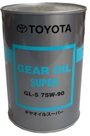 Масло трансмиссионное 75W90 TOYOTA 1л синтетика GEAR OIL SUPER GL-5