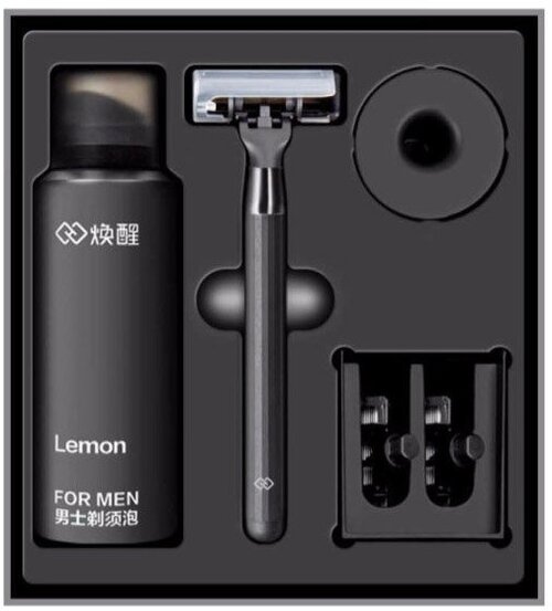 Набор для бритья MiJia Lemon Razor HandX H300 (Black/Черный)