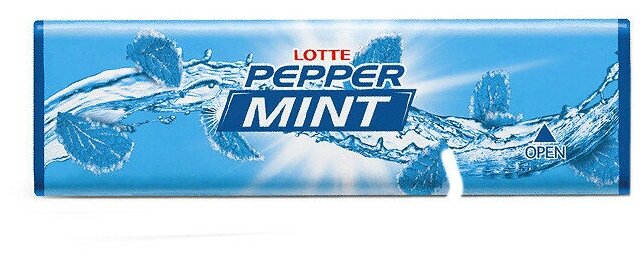 Жевательная резинка Lotte Перечная мята, 13,5 г