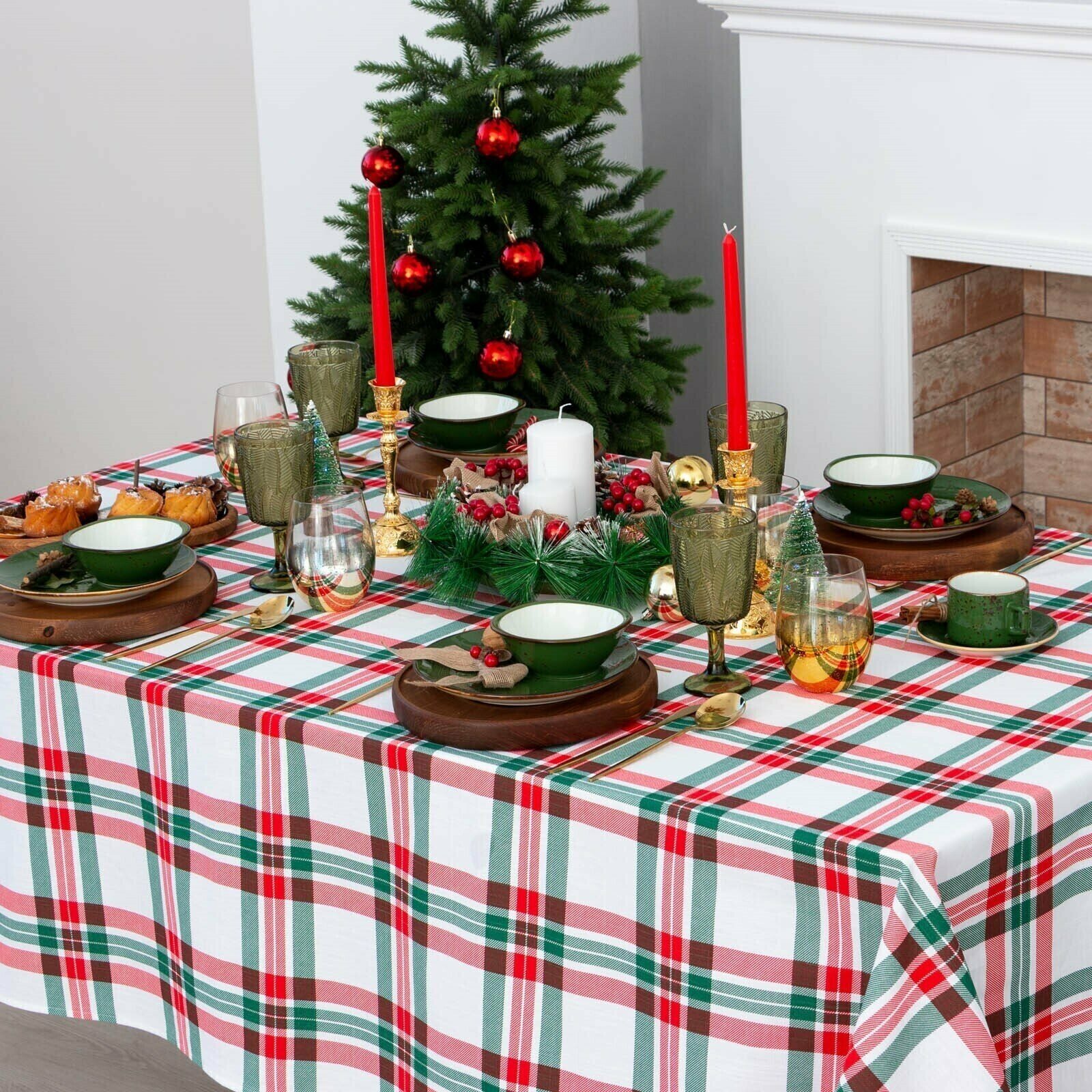 Скатерть Нoliday decoration CozyHome - фото №8